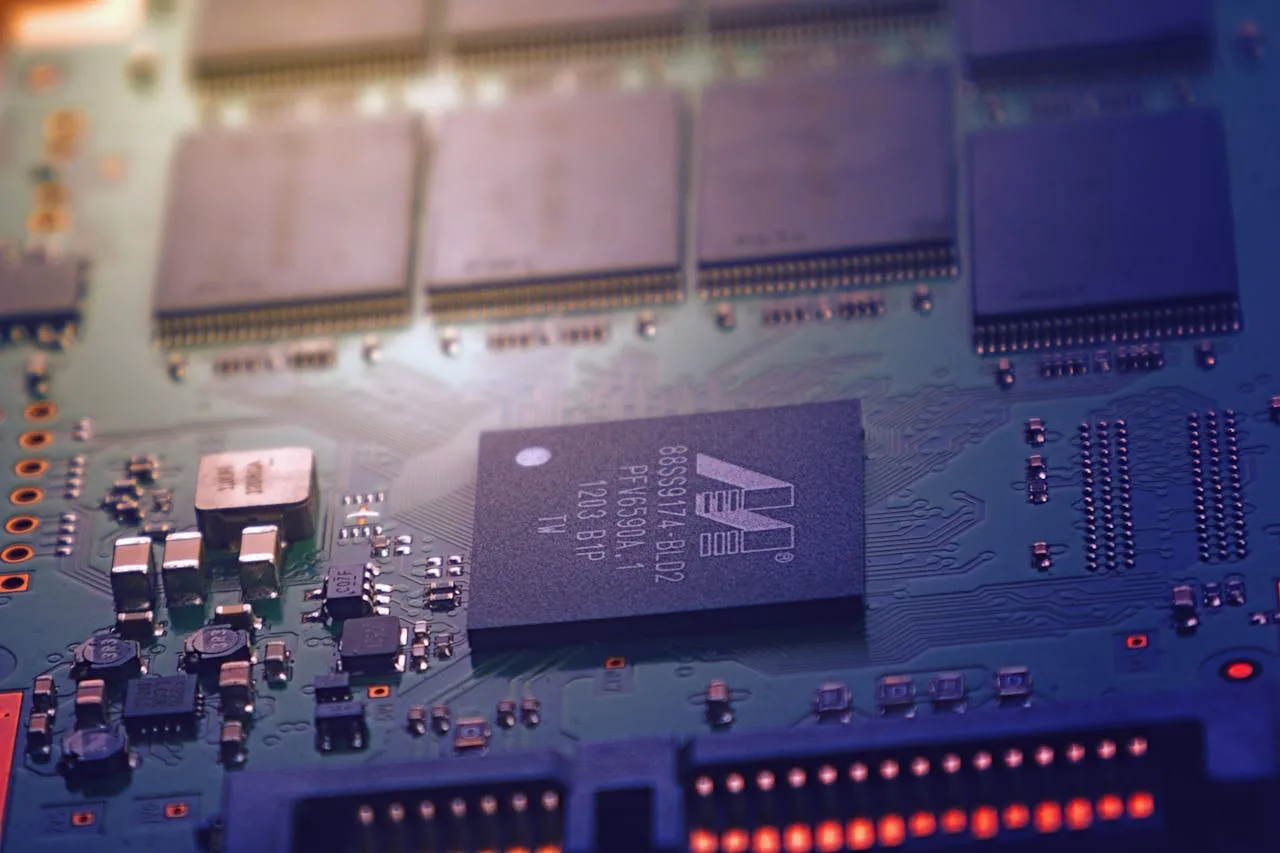 Circuit imprimé électronique vert